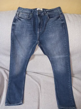 Vaqueros Pull&Bear Talla 44 Azul,