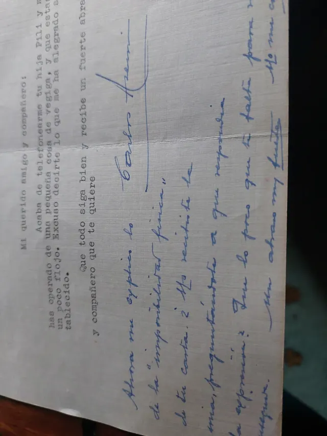 Firma  General Carlos  Cabanillas Guerra civil