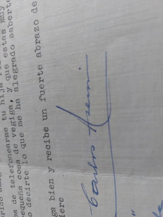 Firma  General Carlos  Cabanillas Guerra civil