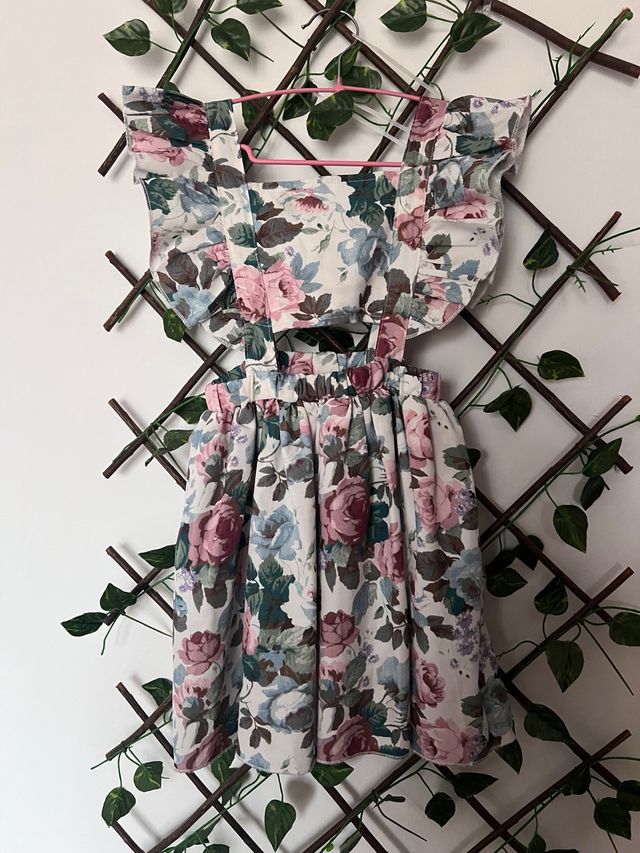 Vestido floral niña 4 años