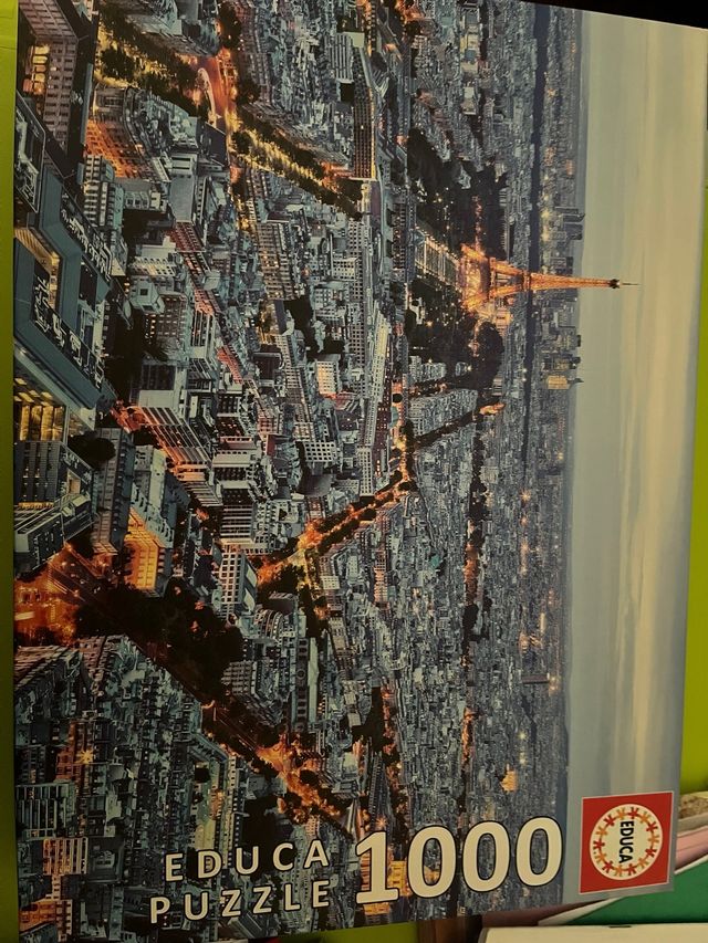 Puzzle Educa 1000 piezas París Torre Eiffel