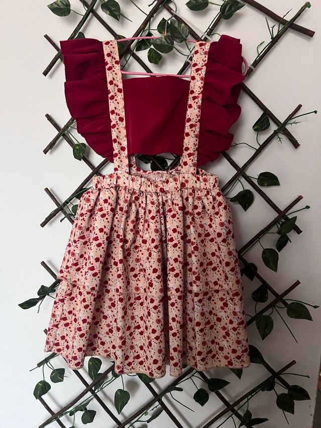 Vestido de tirantes estampado floral 4 años