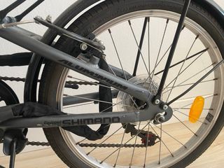 Bicicleta Moma Plegable Shimano Gris