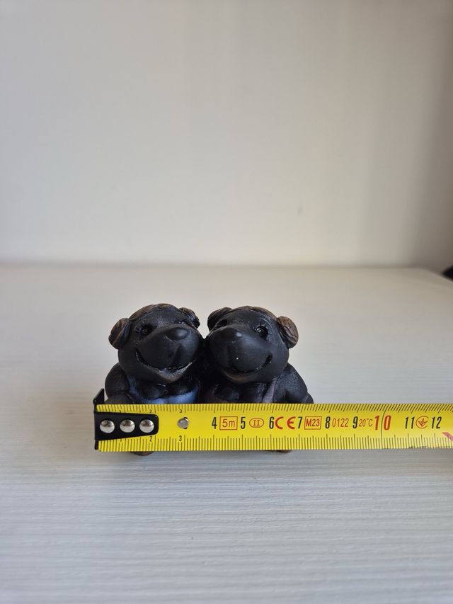 Coppia di talpe decorative