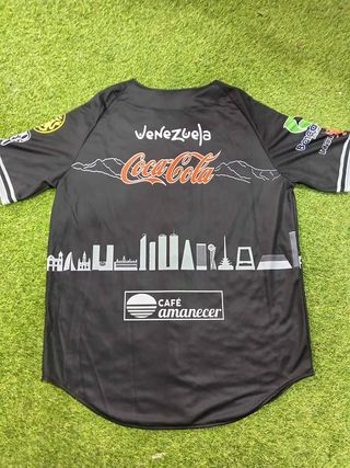 Camiseta Leones del Caracas Venezuela Negra
