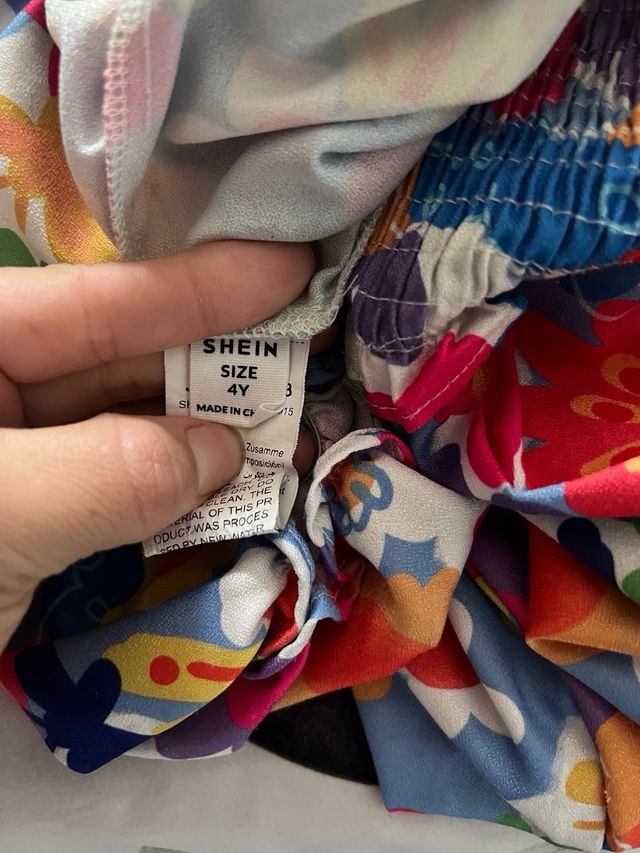 Vestido floral 4 años