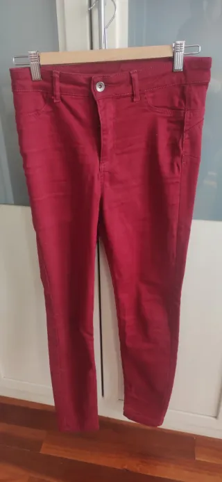 Pantalón Calzedonia Rojo