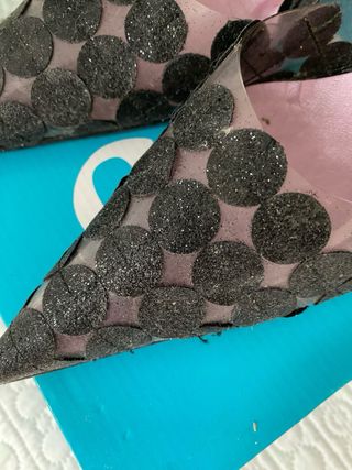 Tacones Y2k Vintage Fiesta Negro