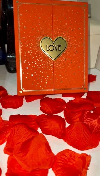 Conjunto Joyas Cisne Caja Corazón Roja