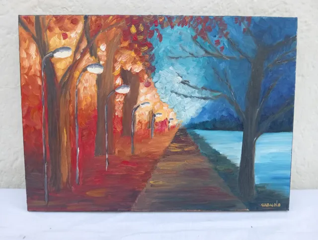 Pinturas al óleo de bailarinas (2)