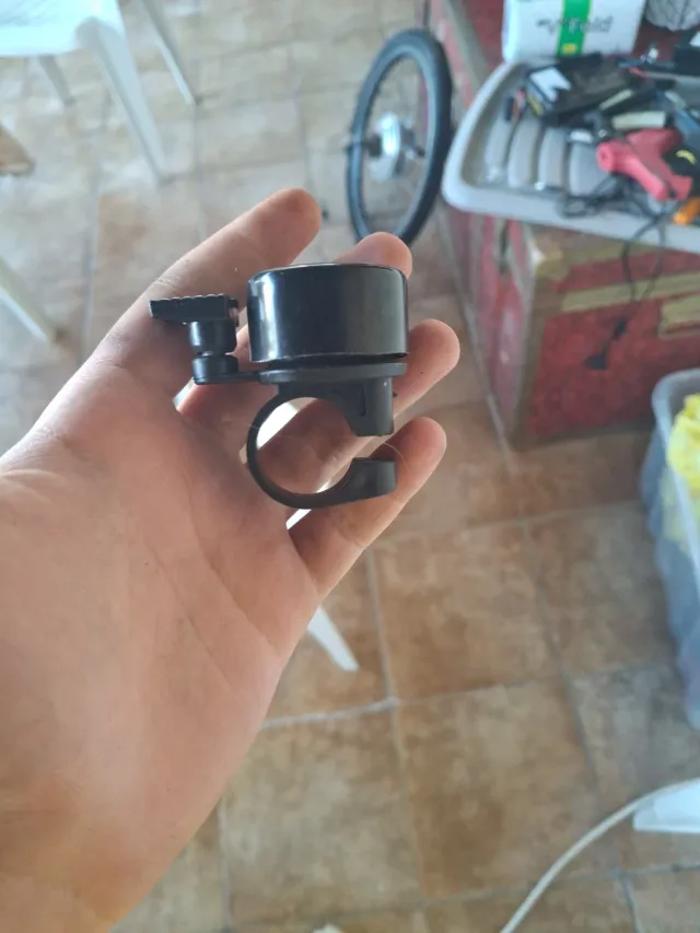 Campanello per bicicletta nero