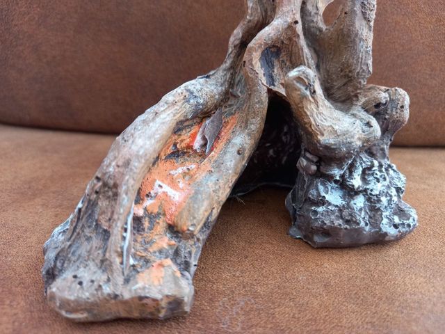 Árbol con cueva para acuario