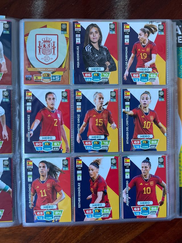 Álbum Adrenalyn Mundial Femenino AU 20 NZ 23