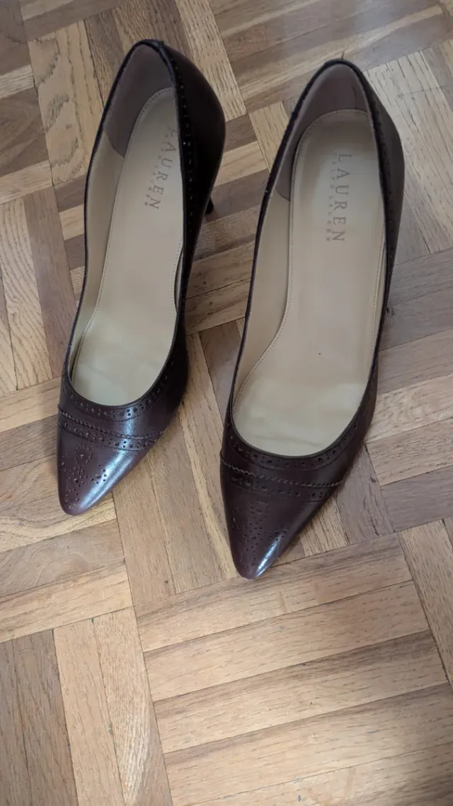 Salones Ralph Lauren Marrón Chocolate