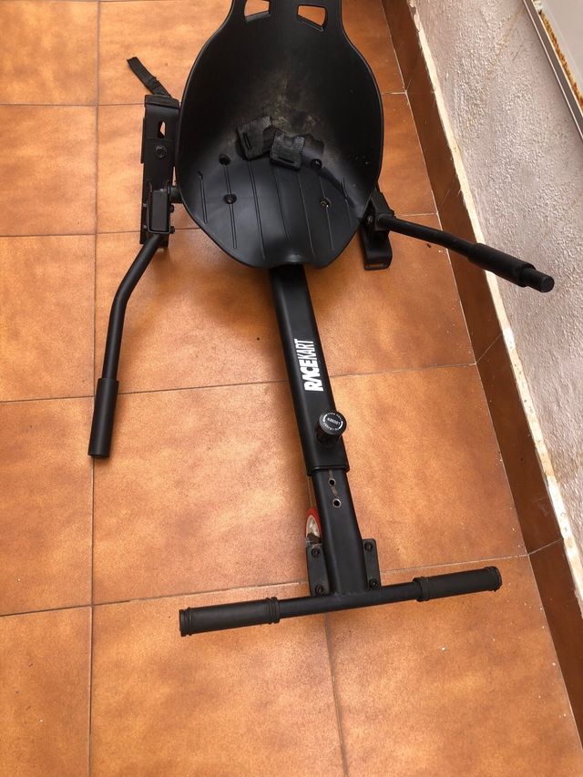 Silla Hoverboard Kart Negro