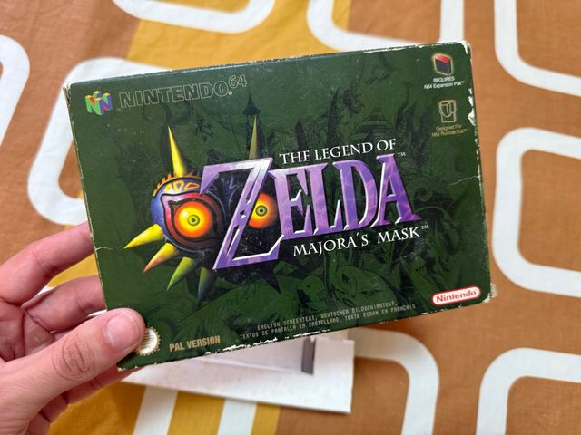 Caja Zelda Majora's Mask N64 PAL