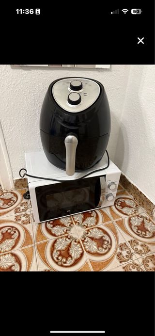 Nevera Bosch microondas y Airfryer