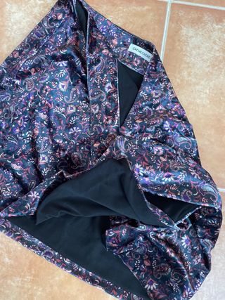 Falda estampada mujer