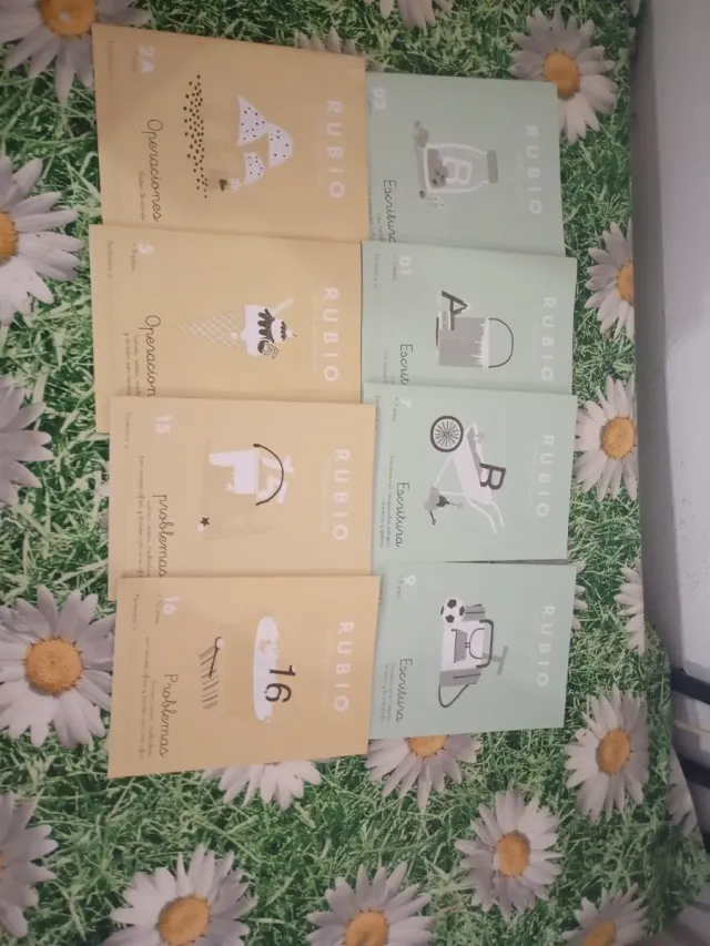 Lote Cuadernos Rubio Escritura y Operaciones