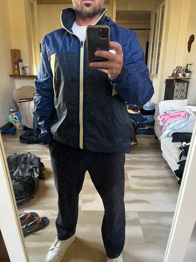 K-Way Giacca Blu e Gialla