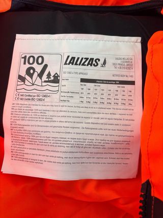 Chaleco salvavidas Lalizas - Usado 1 vez