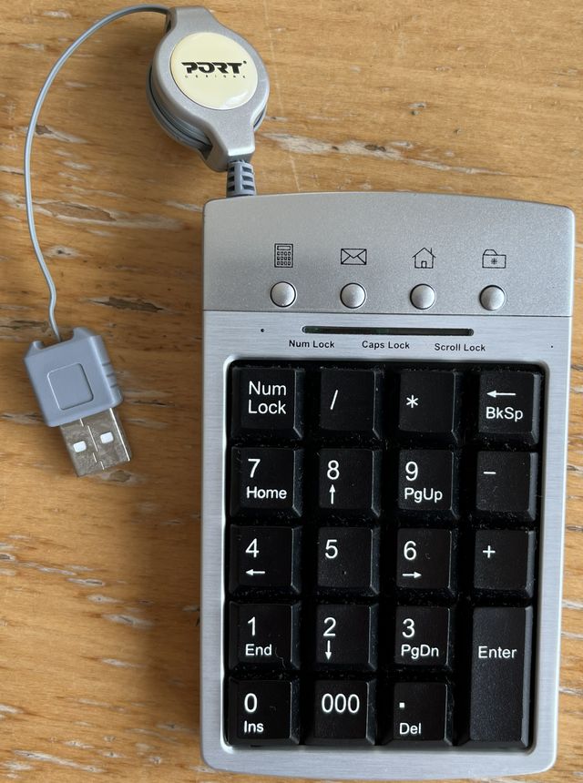 Teclado Numérico USB Port Designs