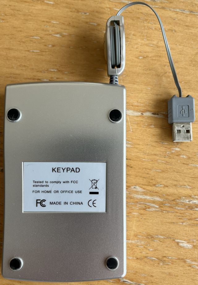 Teclado Numérico USB Port Designs