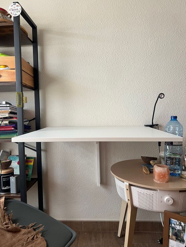 Mesa plegable Ikea blanca