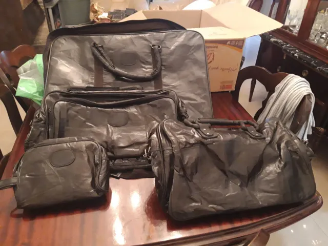 Juego de maletas negro