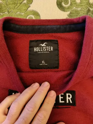 Sudadera Hollister Roja Original
