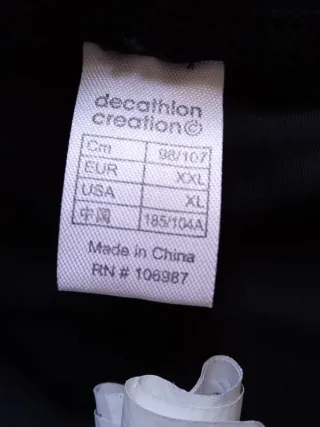 Culote Ciclismo Hombre Talla XXL Negro