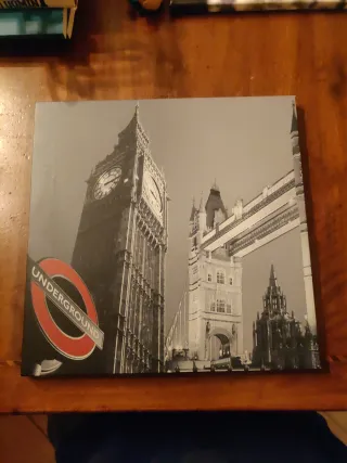 Decorazione Londra Big Ben Underground