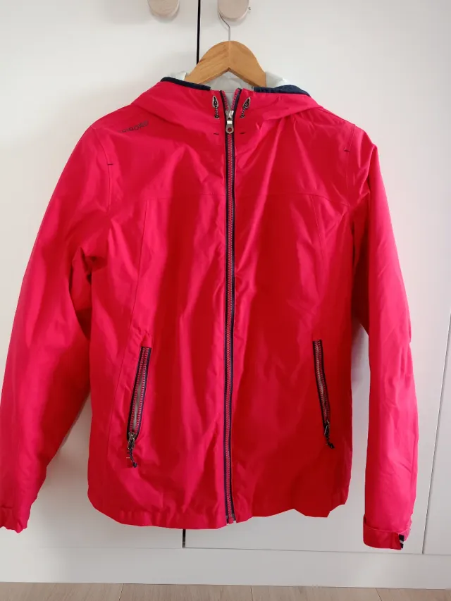 Cazadora impermeable fucsia Tribord