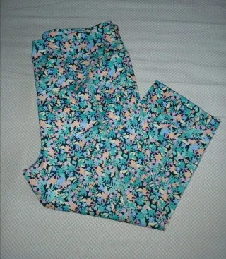 Leggings florales multicolor