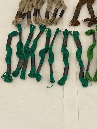 Matassine cotone ricamo miste