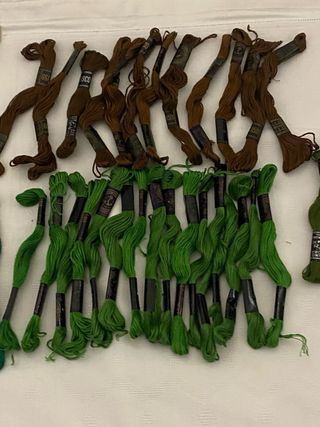 Matassine cotone ricamo miste