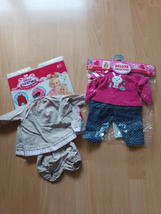 2 Conjuntos Ropa Muñecas Sin Estrenar