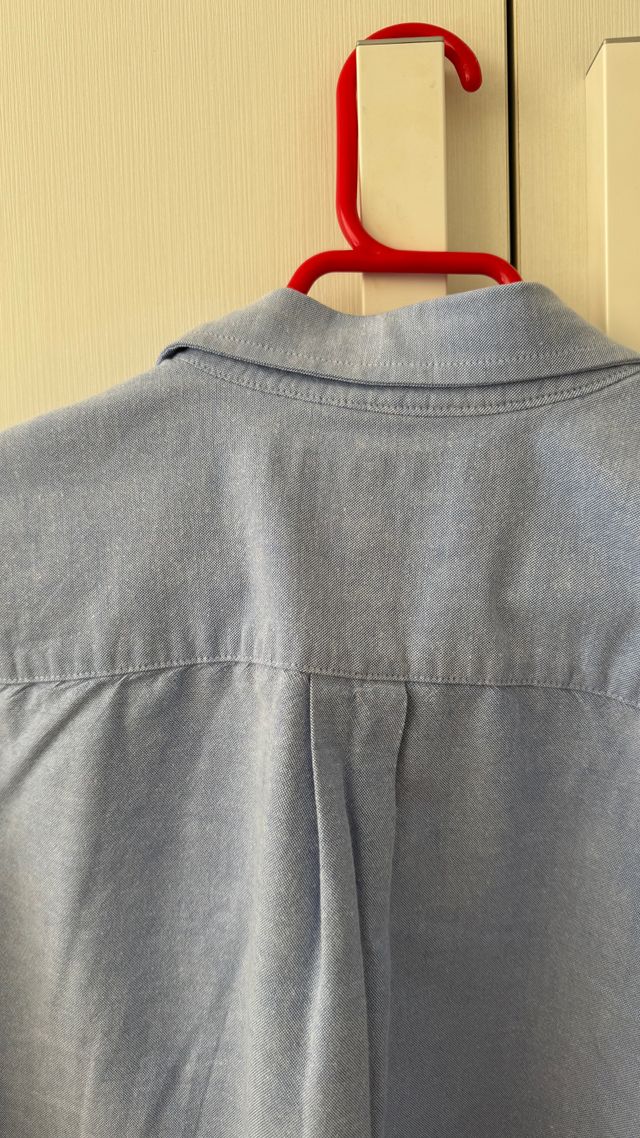 Camisa Oxford Algodón Amazon Essentials azul M