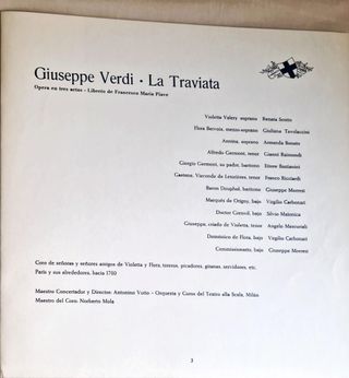 Albun 3 Vinilos La Traviata - Verdi