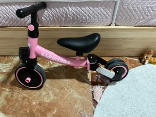 Triciclo Infantil 3 en 1 Rosa