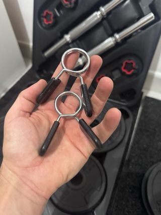 Maletín Mancuernas completo + Barra