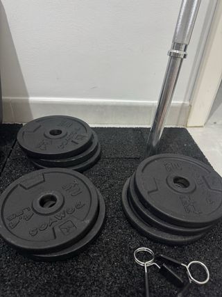 Maletín Mancuernas completo + Barra