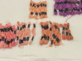 Marassine cotone ricamo Ancora