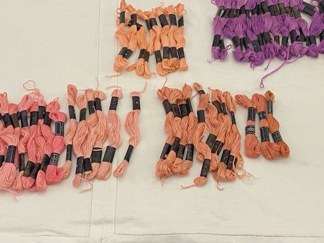 Marassine cotone ricamo Ancora