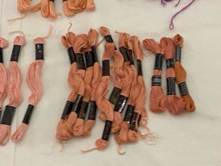 Marassine cotone ricamo Ancora