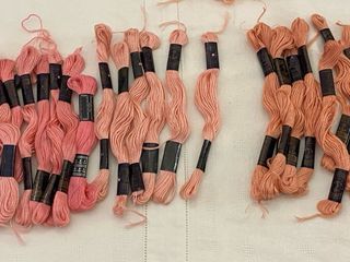 Marassine cotone ricamo Ancora