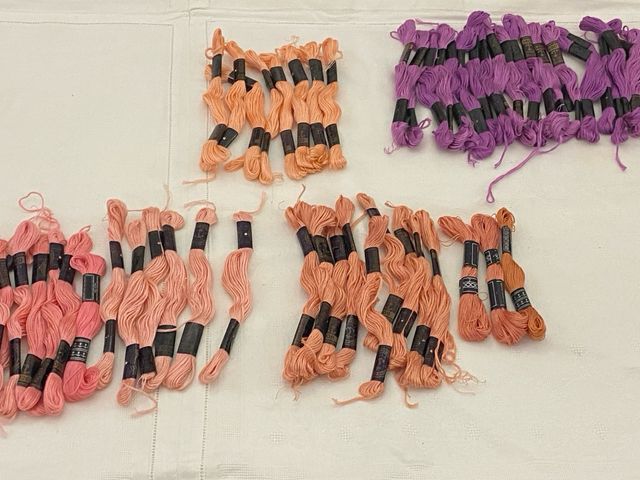 Marassine cotone ricamo Ancora