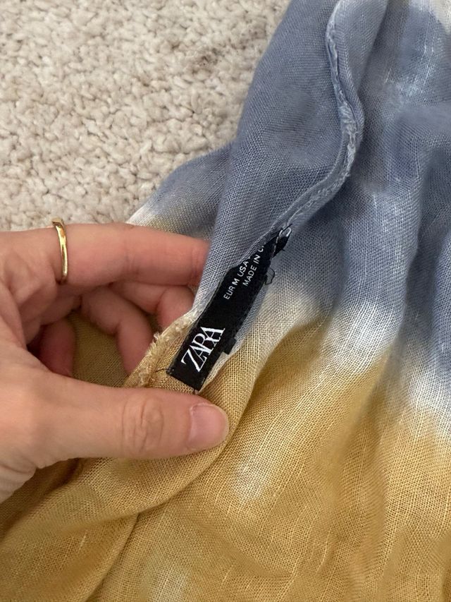 Fular Zara Talla Única Tie-Dye