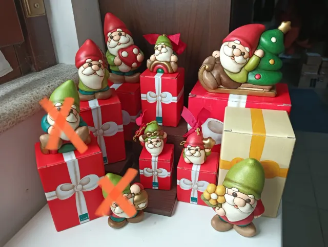 Set 7 Gnomi nuovi Thun