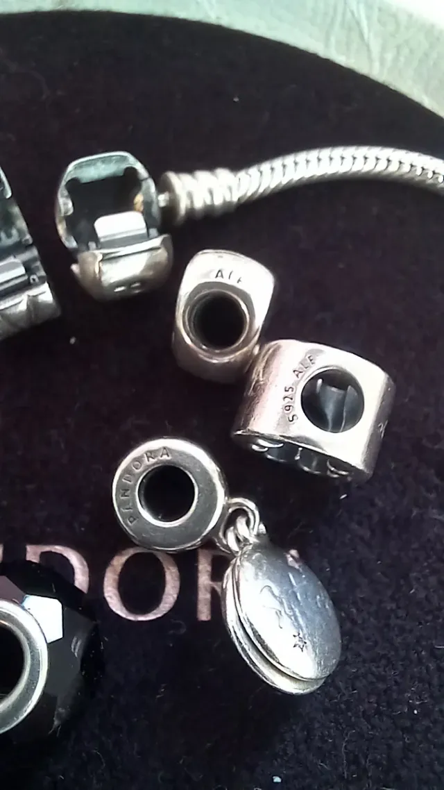 Pulsera Pandora con charms plata